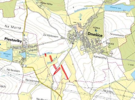 Prodej pozemku, zemědělská půda, 22 848 m²