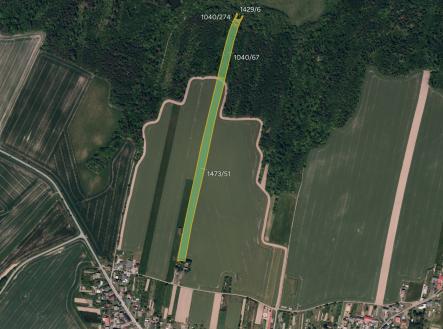 Prodej pozemku, zemědělská půda, 9 652 m²