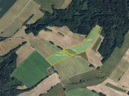 Prodej pozemku, zemědělská půda, 39 143 m² obrázek