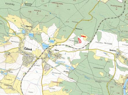 Prodej pozemku, zemědělská půda, 5 743 m²