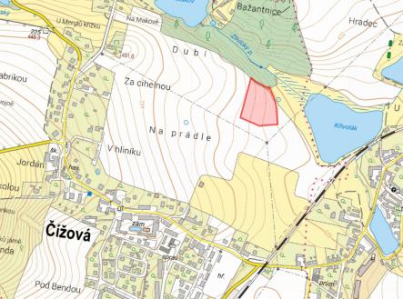 Prodej pozemku, zemědělská půda, 6 410 m²