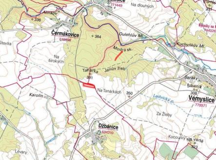 Prodej pozemku, zemědělská půda, 11 072 m²