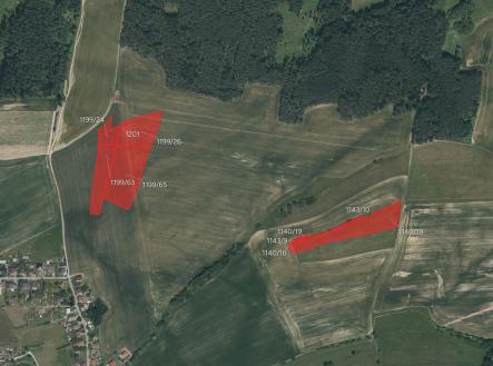 Prodej pozemku, zemědělská půda, 25 851 m²