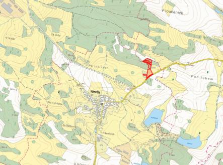 Prodej pozemku, les, 10 763 m²