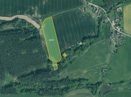 Prodej pozemku, zemědělská půda, 17 072 m²