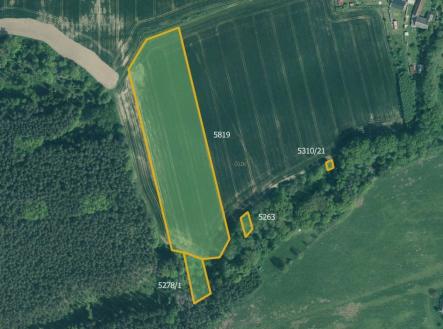 Prodej pozemku, zemědělská půda, 77 267 m²