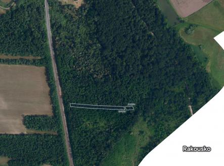 Prodej pozemku, les, 1 050 m²