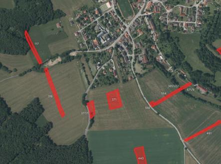 Prodej pozemku, zemědělská půda, 126 772 m²