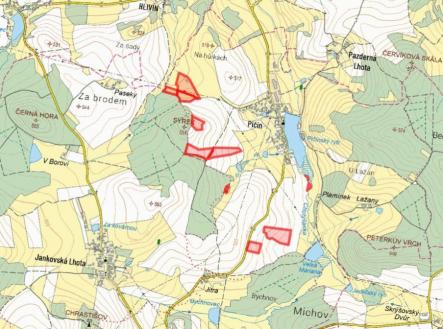 Prodej pozemku, zemědělská půda, 64 632 m²