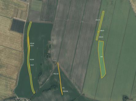 Prodej pozemku, zemědělská půda, 56 857 m²