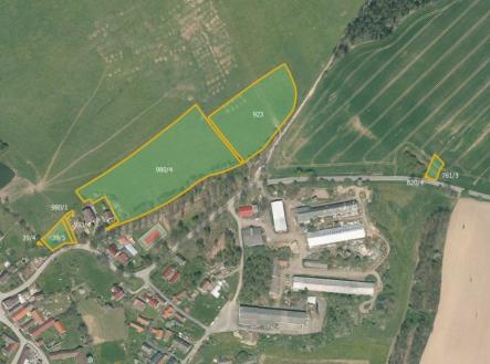 Prodej pozemku, zemědělská půda, 27 546 m² obrázek