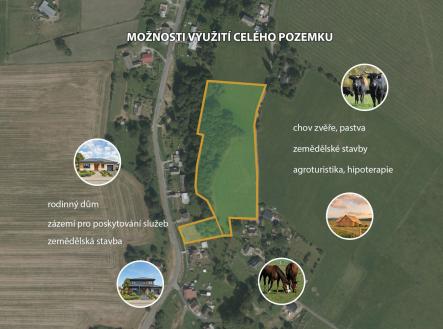 Prodej pozemku, trvalý travní porost, 6 121 m²