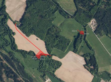 Prodej pozemku, zemědělská půda, 16 940 m²