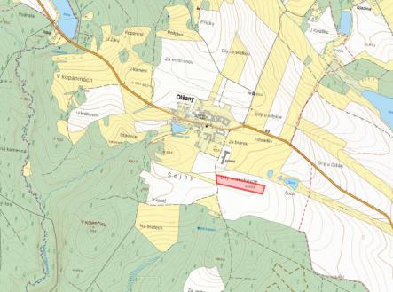 Prodej pozemku, zemědělská půda, 16 499 m²
