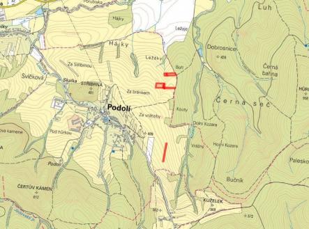 Prodej pozemku, trvalý travní porost, 13 256 m²