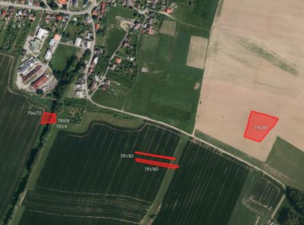 Prodej pozemku, zemědělská půda, 9 107 m²