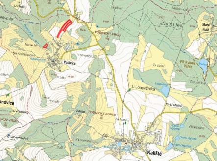 Prodej pozemku, zemědělská půda, 21 446 m²