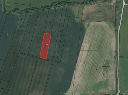 Prodej pozemku, zemědělská půda, 3 451 m²