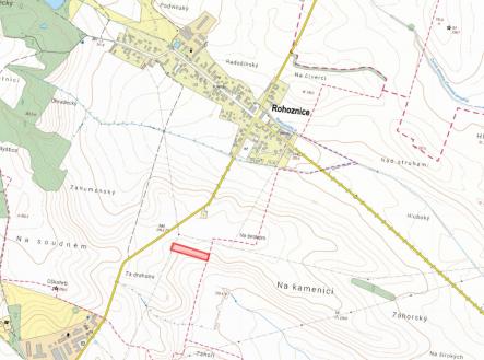 Prodej pozemku, zemědělská půda, 3 654 m²