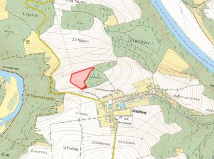 Prodej pozemku, zemědělská půda, 21 457 m²