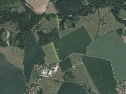 Zemědělská půda, prodej, Domamyšl, Vodice, Tábor