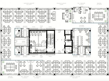 Pronájem - kanceláře, 400 m²