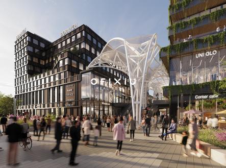 Pronájem kanceláře, 350 m²