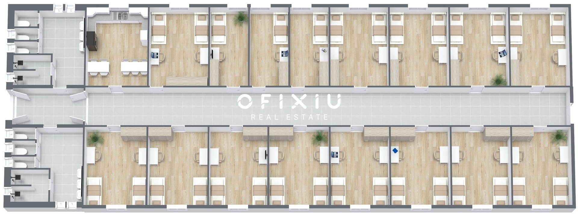 UBYTOVNA - 1. Floor - 3ffD Floor Plan (1)