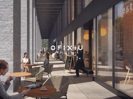 Pronájem kanceláře, 1 200 m²