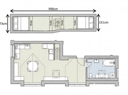 Prodej bytu, 2+kk, 45,3 m²