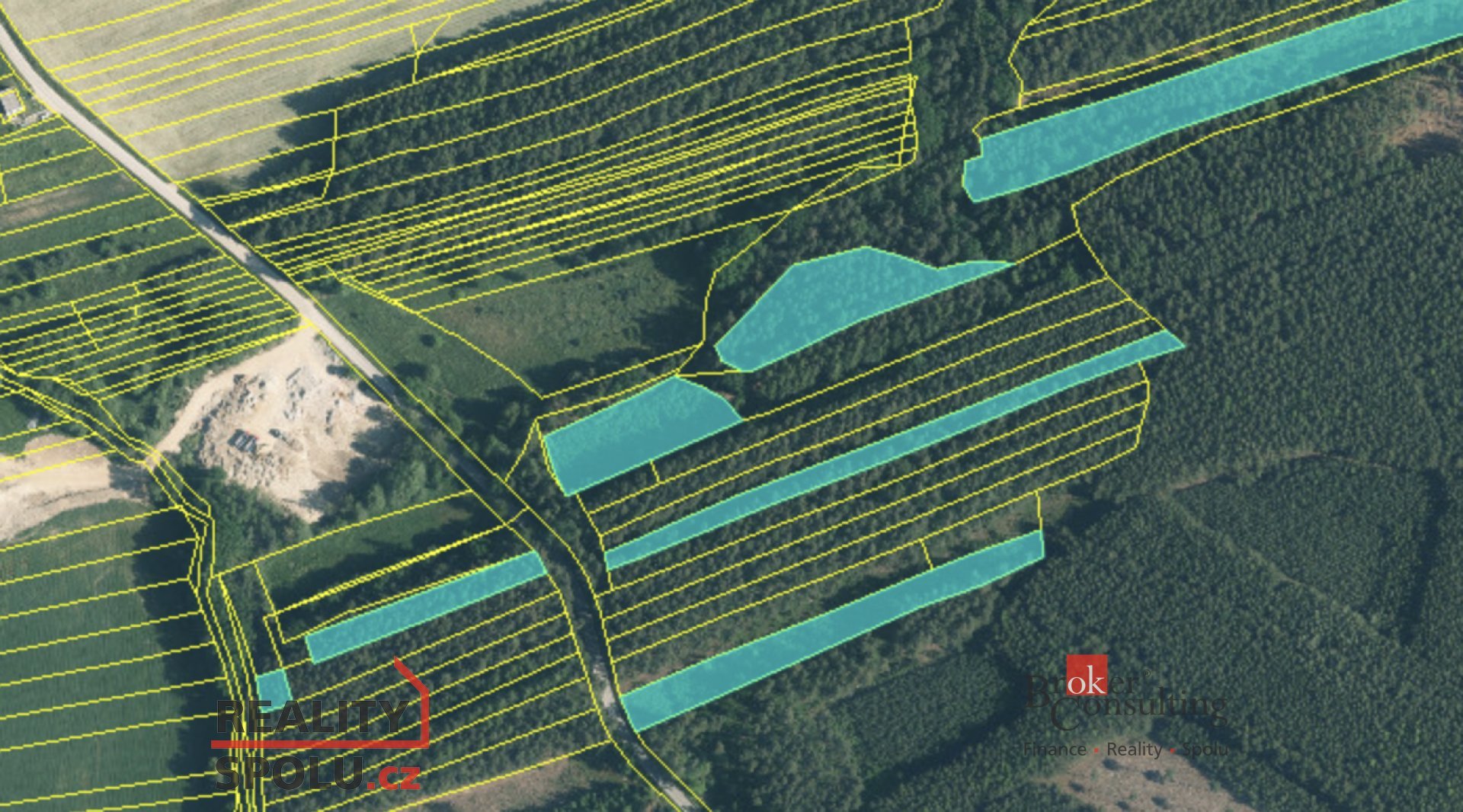 Prodej lesních pozemků – Nekmíř, okr. Plzeň-sever