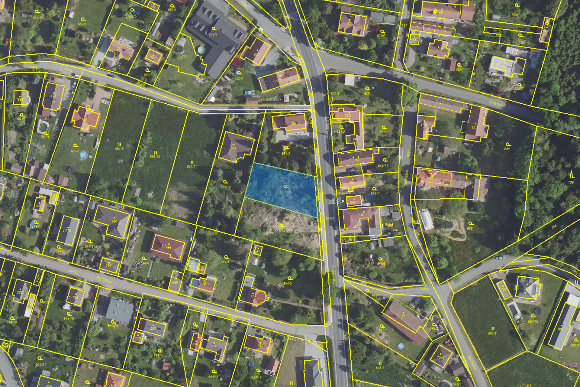 Prodej stavebního pozemku 872 m2