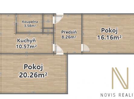 Prodej bytu, 2+1, 60 m²