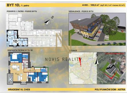 Prodej bytu, 4+kk, 101 m²