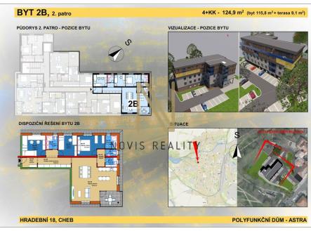 Prodej bytu, 4+kk, 115 m²