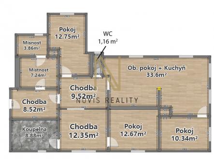 Pronájem - dům/vila, 120 m²