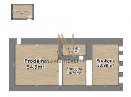 Pronájem obchodní prostor, 125 m²