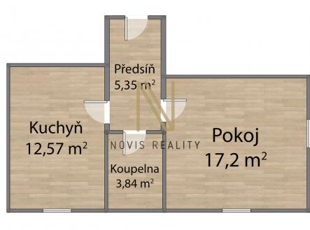 Pronájem bytu, 1+1, 38 m²