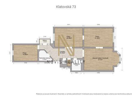 Pronájem bytu, 3+1, 120 m²