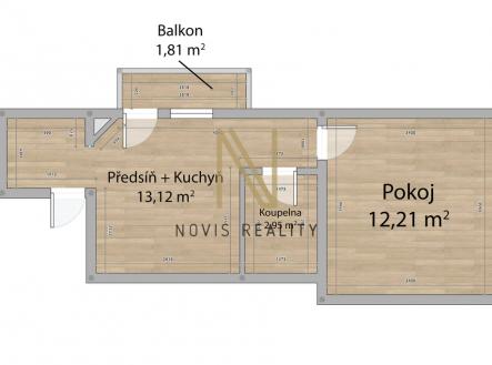 Pronájem bytu, 1+1, 30 m²