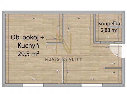 Pronájem bytu, 1+1, 35 m²