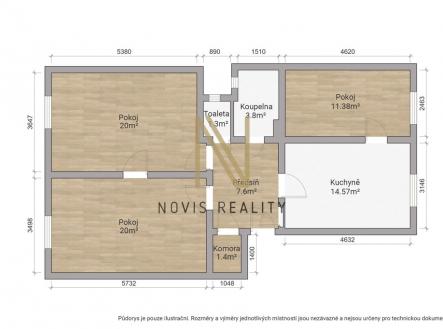 Pronájem bytu, 3+1, 80 m²