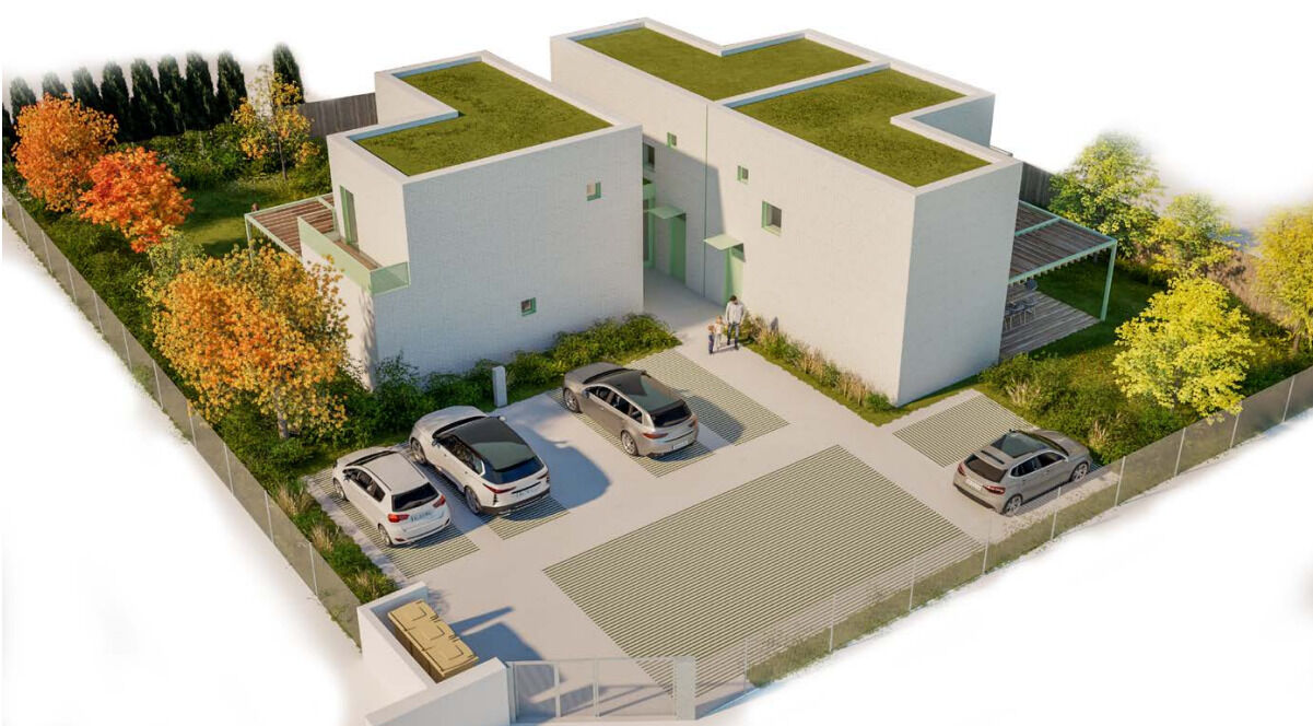 Pozemek s projektem na vila dům s třemi BJ Pardubičky