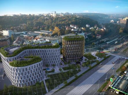 Pronájem - kanceláře, 719 m²
