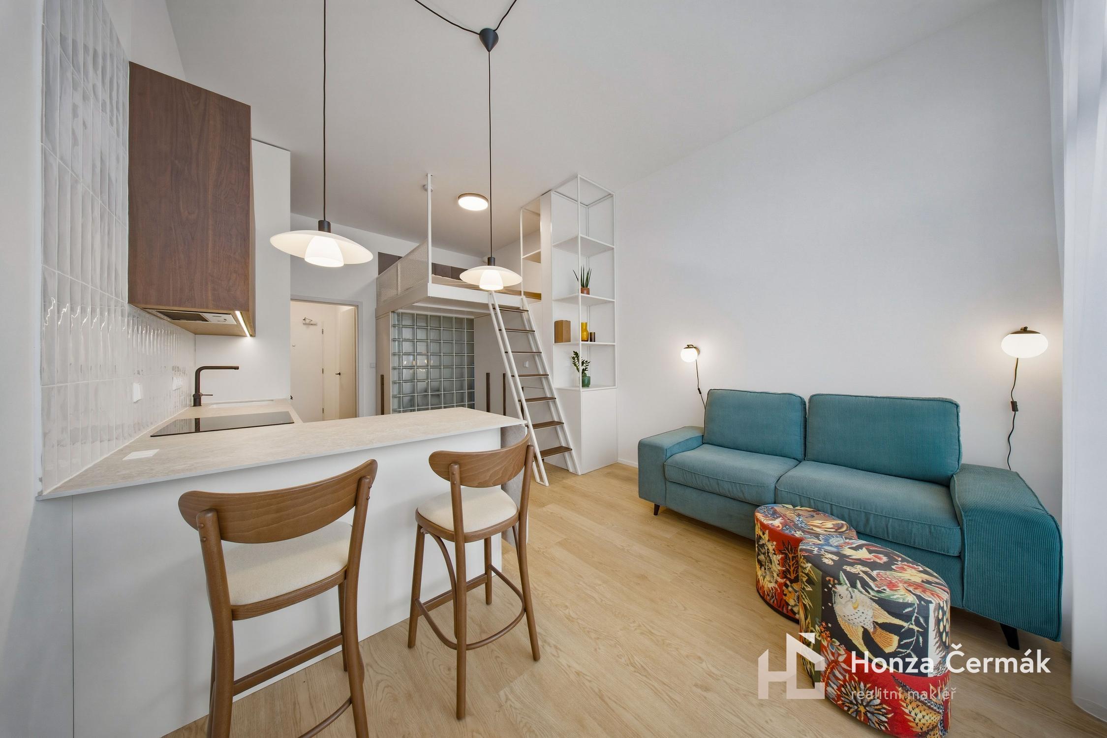 Pronájem byt 1 + kk, 35㎡|Brno-město, Jihomoravský kraj, Brno, Černá Pole, 613 00