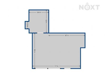 Pronájem komerčního objektu, obchodní centrum, 70 m²