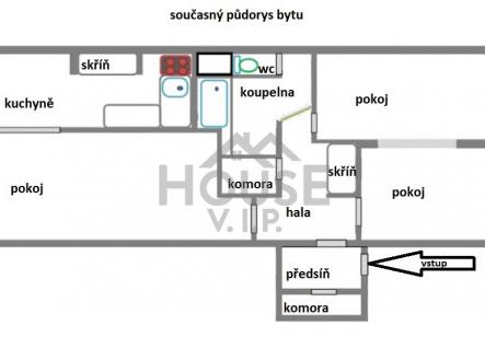 Prodej bytu, 4+kk, 72 m²