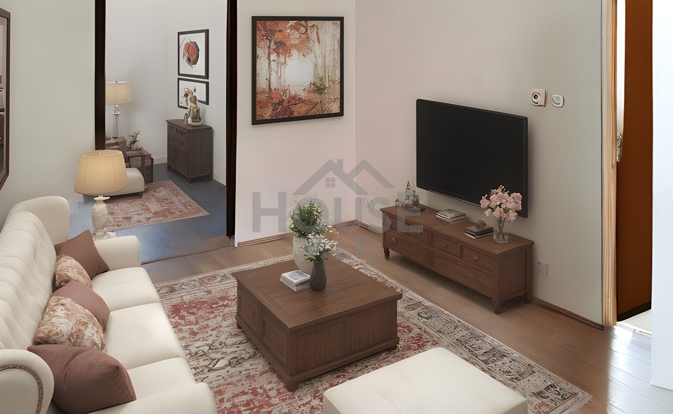 Vizualizace obývacího pokoje