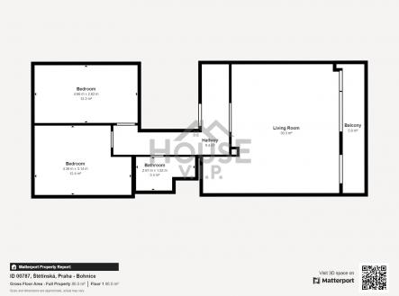ID 00787 t t nsk Praha - Bohnice - Floor 1