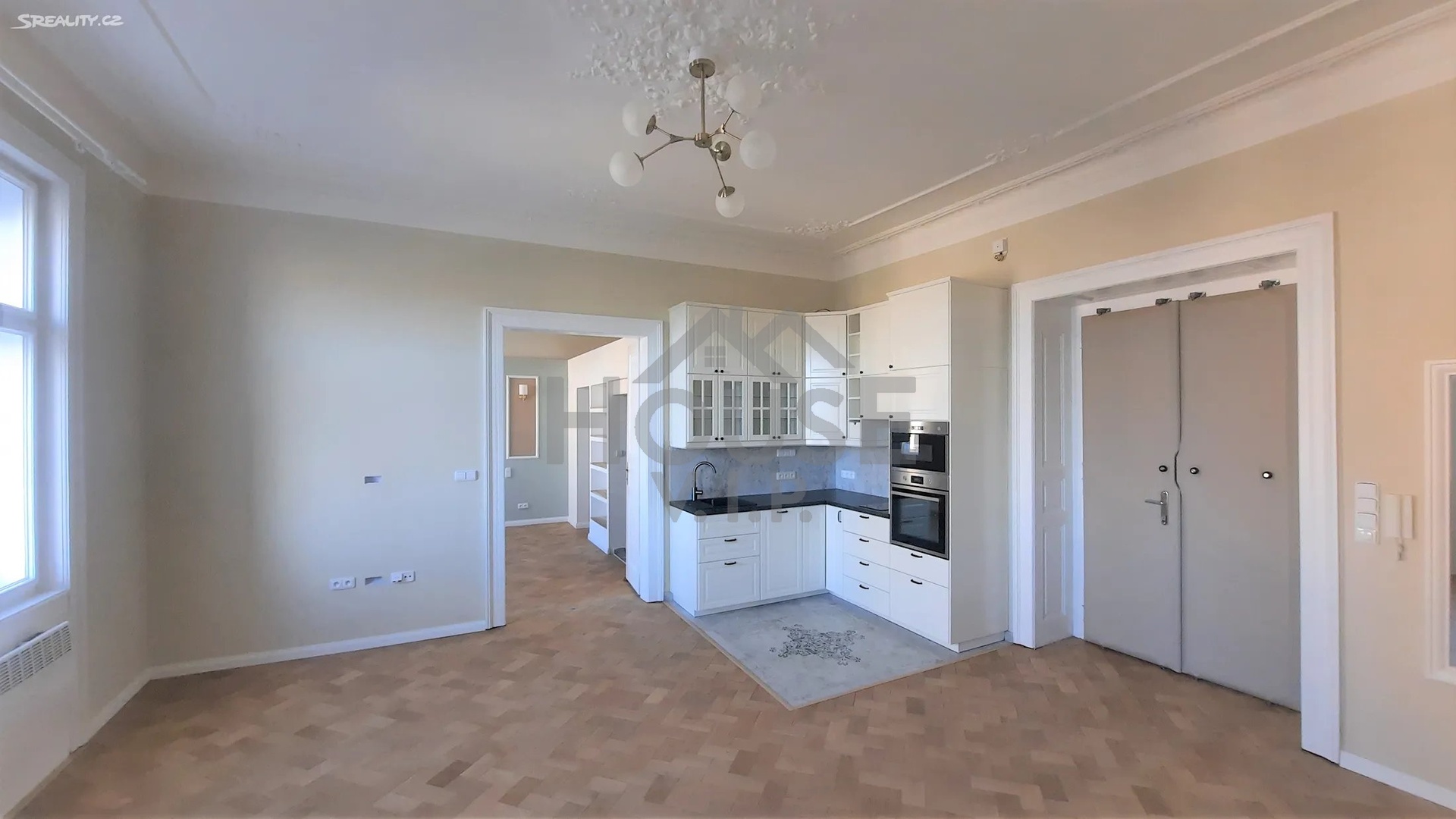 Pronájem bytu 2+kk, 56 m², Na Smetance, Praha 2 - Vinohrady.